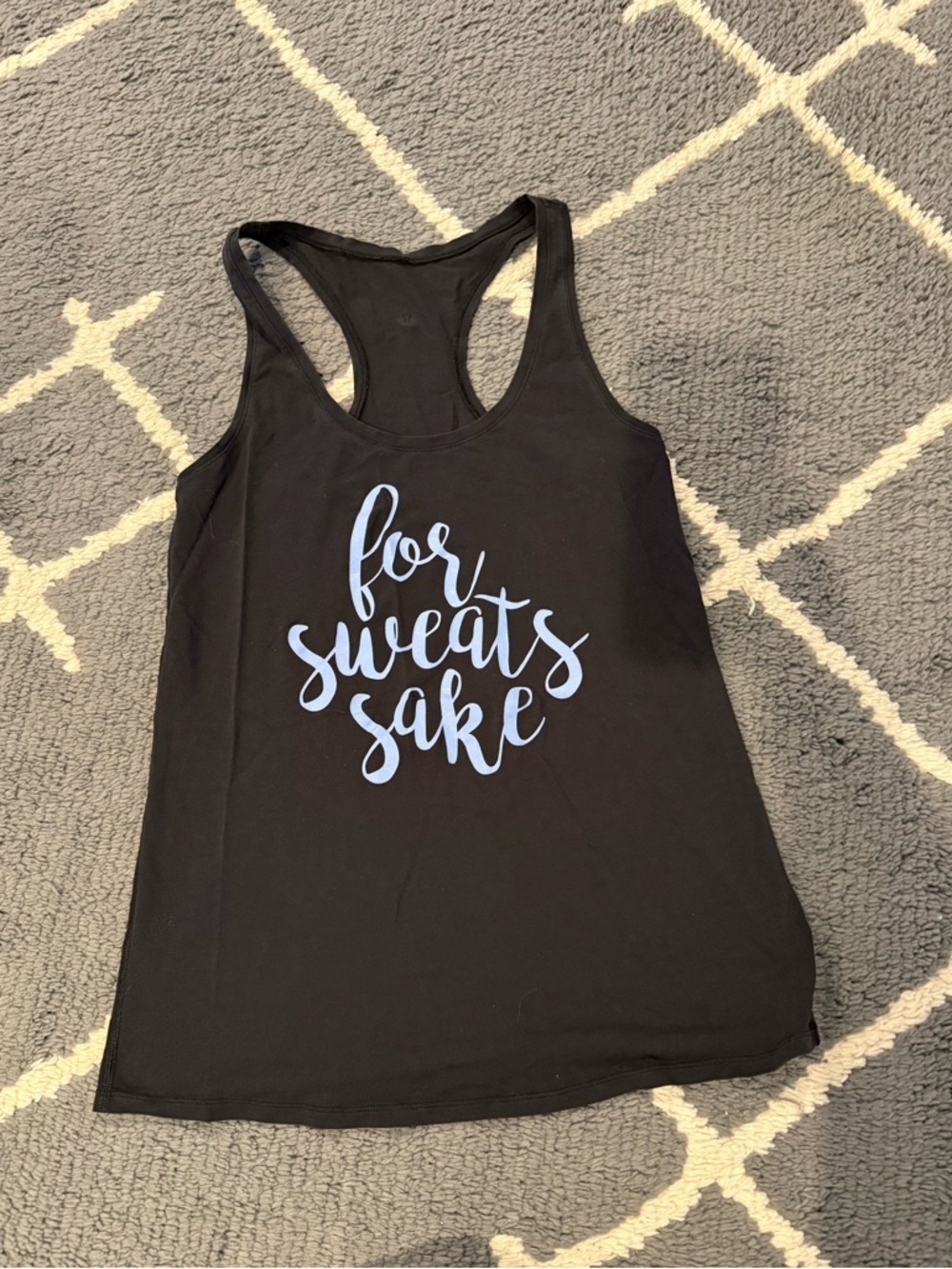 Lululemon Love Tank Top “For Sweats Sake”